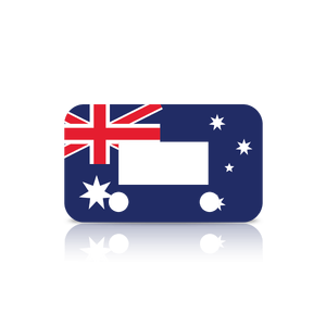 Ultimate9 EVC Throttle Controller Faceplate: Aussie Flag