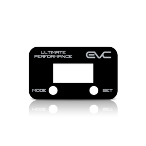 Ultimate9 EVC Throttle Controller Faceplate: Black