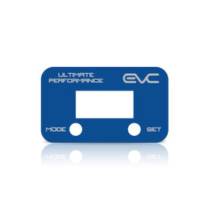 Ultimate9 EVC Throttle Controller Faceplate: Blue