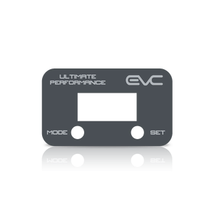 Ultimate9 EVC Throttle Controller Faceplate: Charcoal Grey