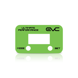 Ultimate9 EVC Throttle Controller Faceplate: Light Green