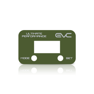 Ultimate9 EVC Throttle Controller Faceplate: Jeep Green