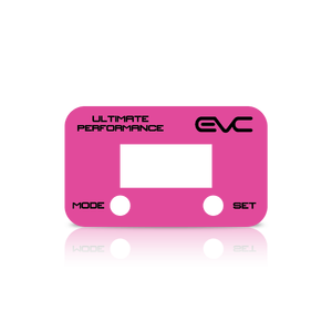 Ultimate9 EVC Throttle Controller Faceplate: Pink