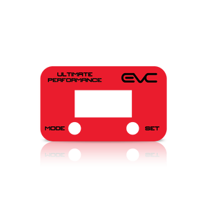 Ultimate9 EVC Throttle Controller Faceplate: Red
