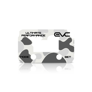 Ultimate9 EVC Throttle Controller Faceplate: Snow-Camo
