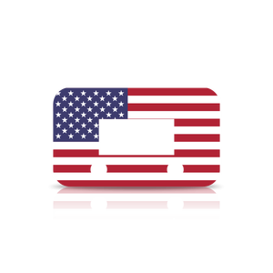 Ultimate9 EVC Throttle Controller Faceplate: USA Flag