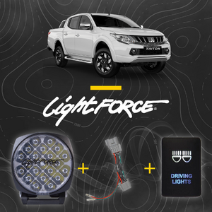 Lightforce - Venom LED Driving Light Kit to suit Mitsubishi Triton MQ 2015 - 2018