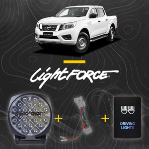 Lightforce - Venom LED Driving Light Kit to suit Nissan Navara NP300 2014 - 2019