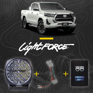 Lightforce - Venom LED Driving Light Kit to suit Toyota Hilux 2021 - Onwards