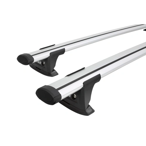 Prorack Silver 2 Bar Aero Through Bar kit to suit Mercedes-Benz C-Class W203 5dr Wagon (8/2001 - 9/2006)