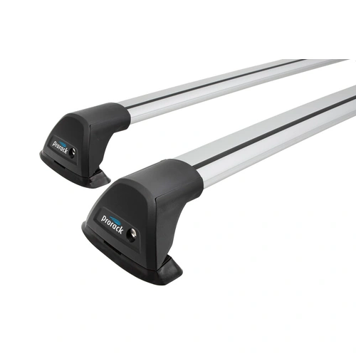 Prorack Silver 2 Bar Aero Flush Bar kit to suit Suzuki Baleno 5dr Hatch (2016 - Current)