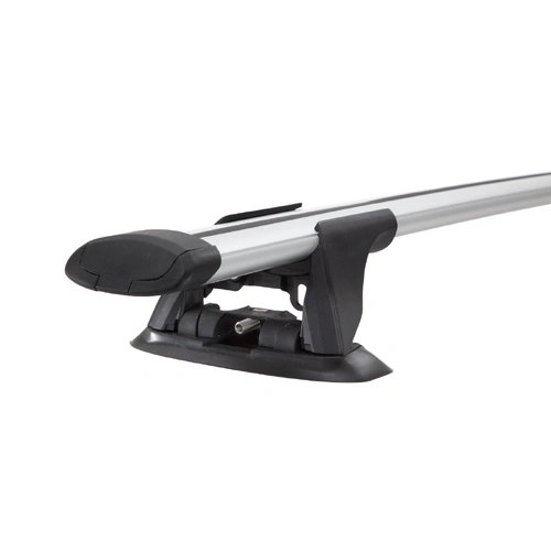 Yakima Silver 2 Bar Aero Thru Bar Clamp Mount Crossbar Kit for Hyundai Santa Fe 5dr SUV (2009 - 2012)