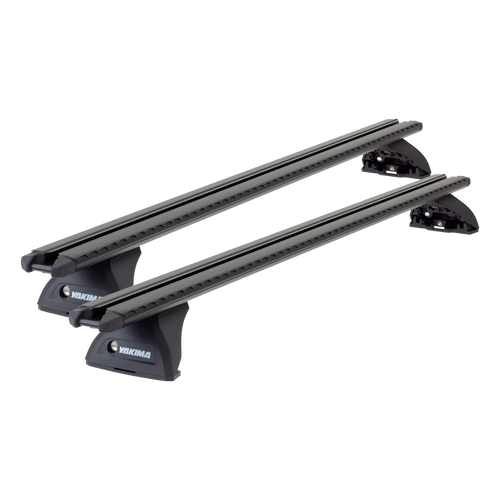 Yakima Black TrimHD Thru Bar Fixed Point Mount Crossbar Kit for Alfa Romeo Tonale 5dr SUV (06/2023 - On)