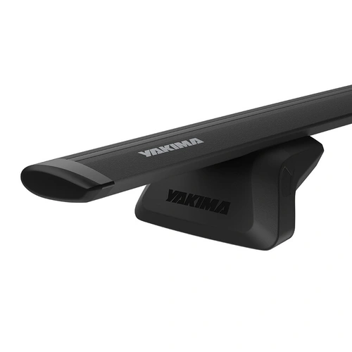 Yakima Black 2 Bar JetStream Thru Bar Flush Rail Mount Crossbar Kit for Audi A4/S4/RS4 Avant 5dr Wagon (2009 - 2015)