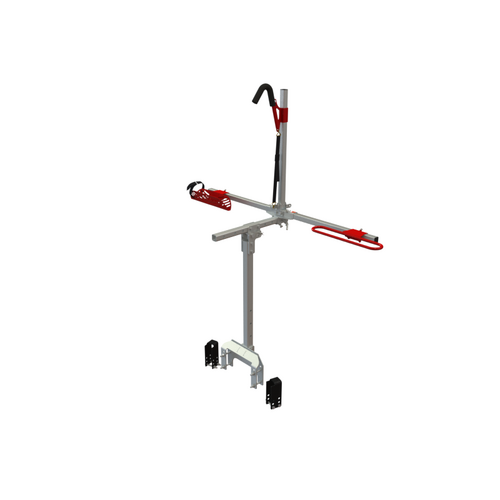 Gripsport Tilting Caravan Single Bike Carrier with All Hoops and Tall