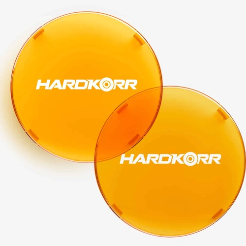 HARDKORR 9" ORANGE LIGHT COVER (PAIR)